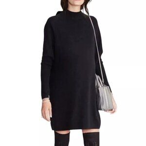 Hatch Lurex Belen Sweater Dress - Metallic Black in Size 0